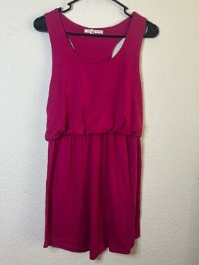 Derek Heart pink midi dress Size L Bright Girly Barbie Summer Spring  Party  Goo